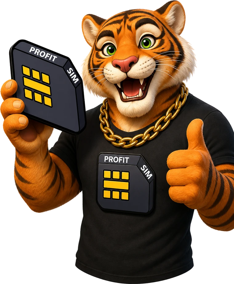 Тигр PROFIT SIM с фирменной SIM-картой